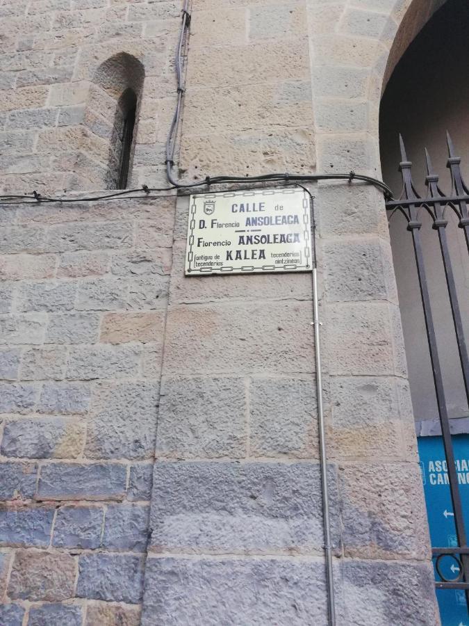 Calle Ansoleaga A 100 Mts Del Ayuntamiento Pamplona Bagian luar foto